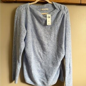 Abercrombie & Fitch Light Blue Crew Neck Sweater